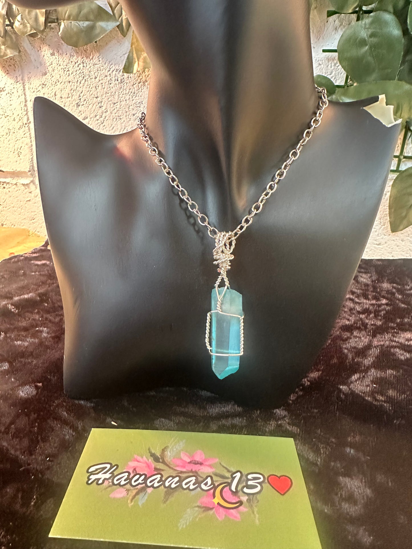 Angel Aura Quartz Teal