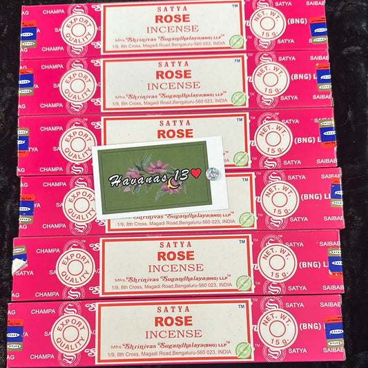 Rose Stick Incense Satya