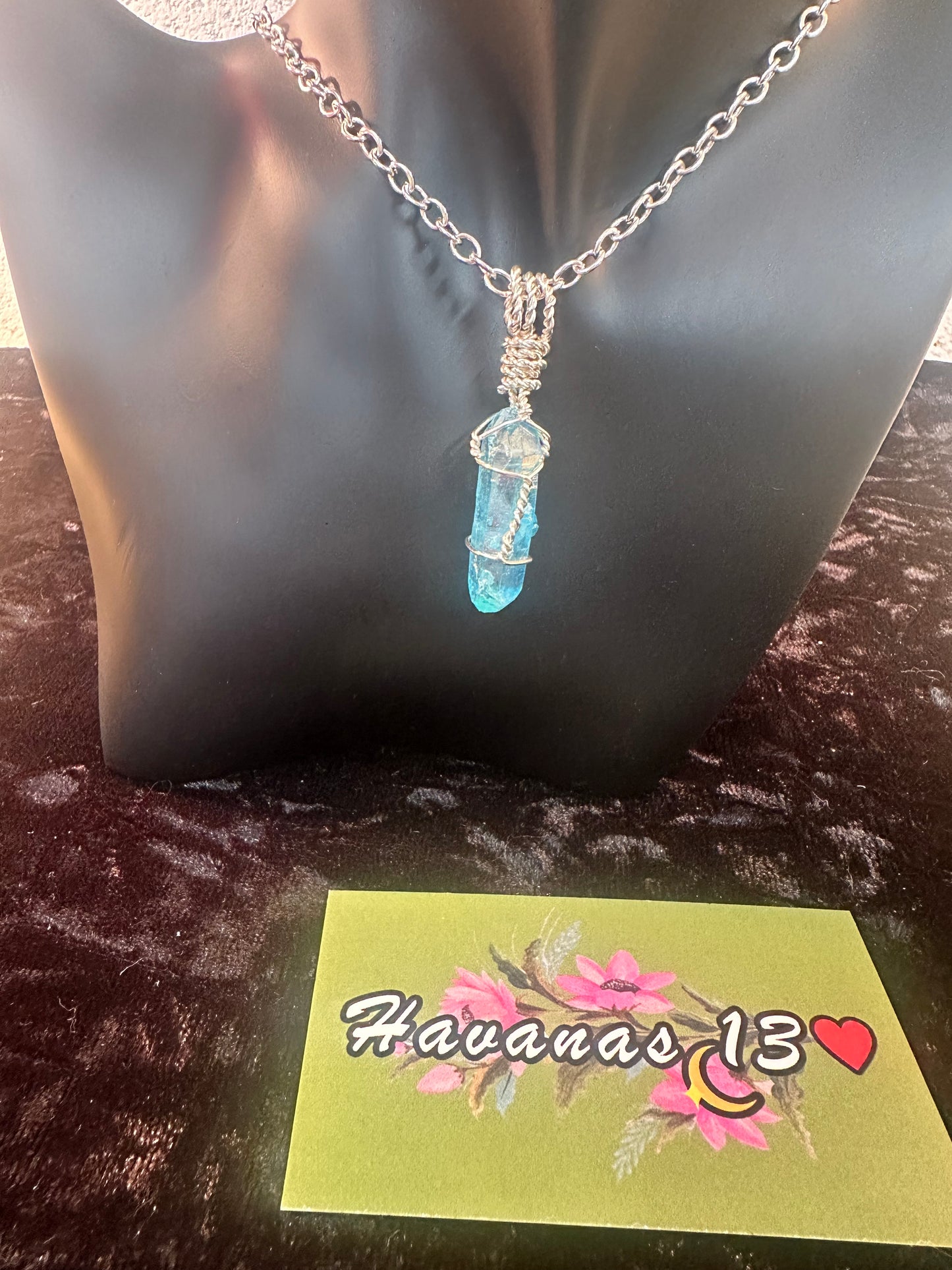 Angel Aura Quartz Teal