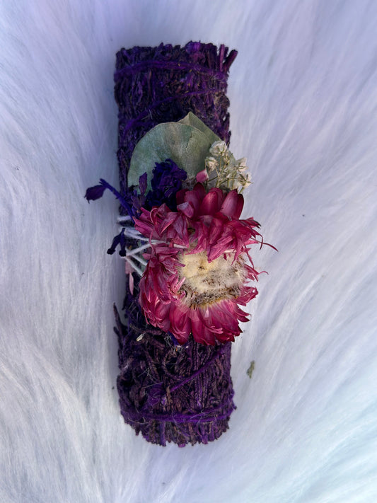 Enchanted Forest Lavendar Sage Smudge Stick