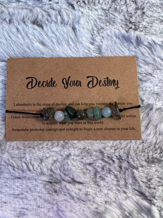 Decide your destiny bracelet plus free stocking stuffer