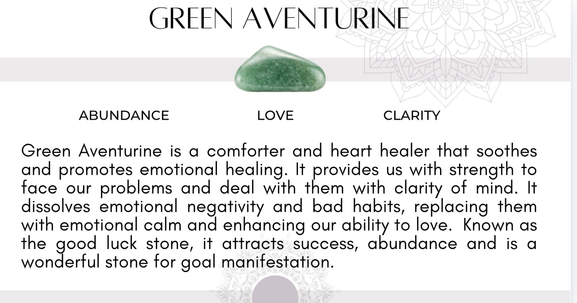 Green Aventurine Abundance Jewelry Set