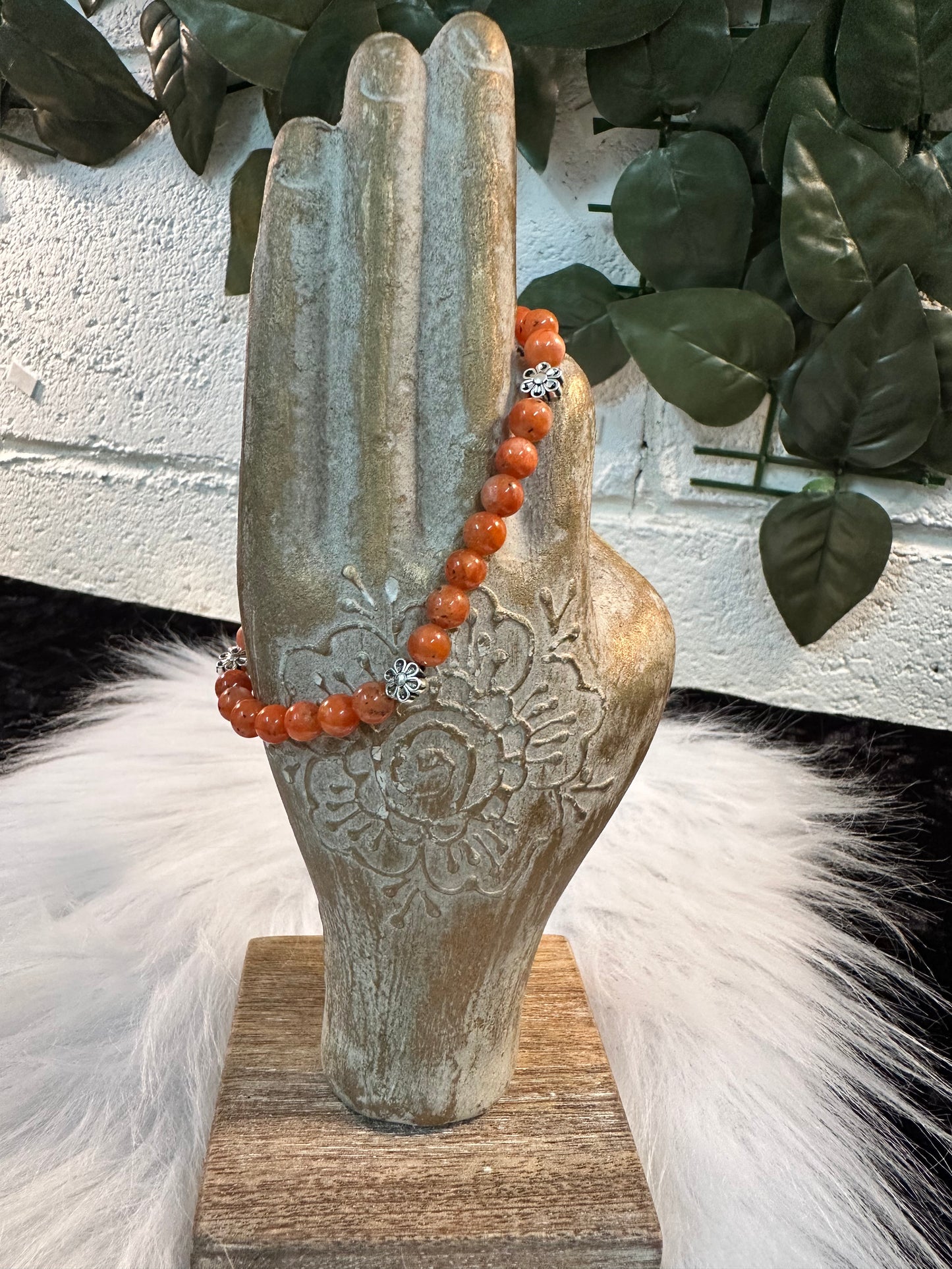 A Grade Orange Calcite Bracelet