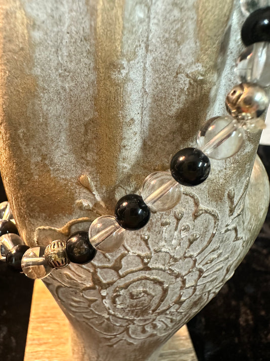 Black Tourmaline Quartz Bracelet