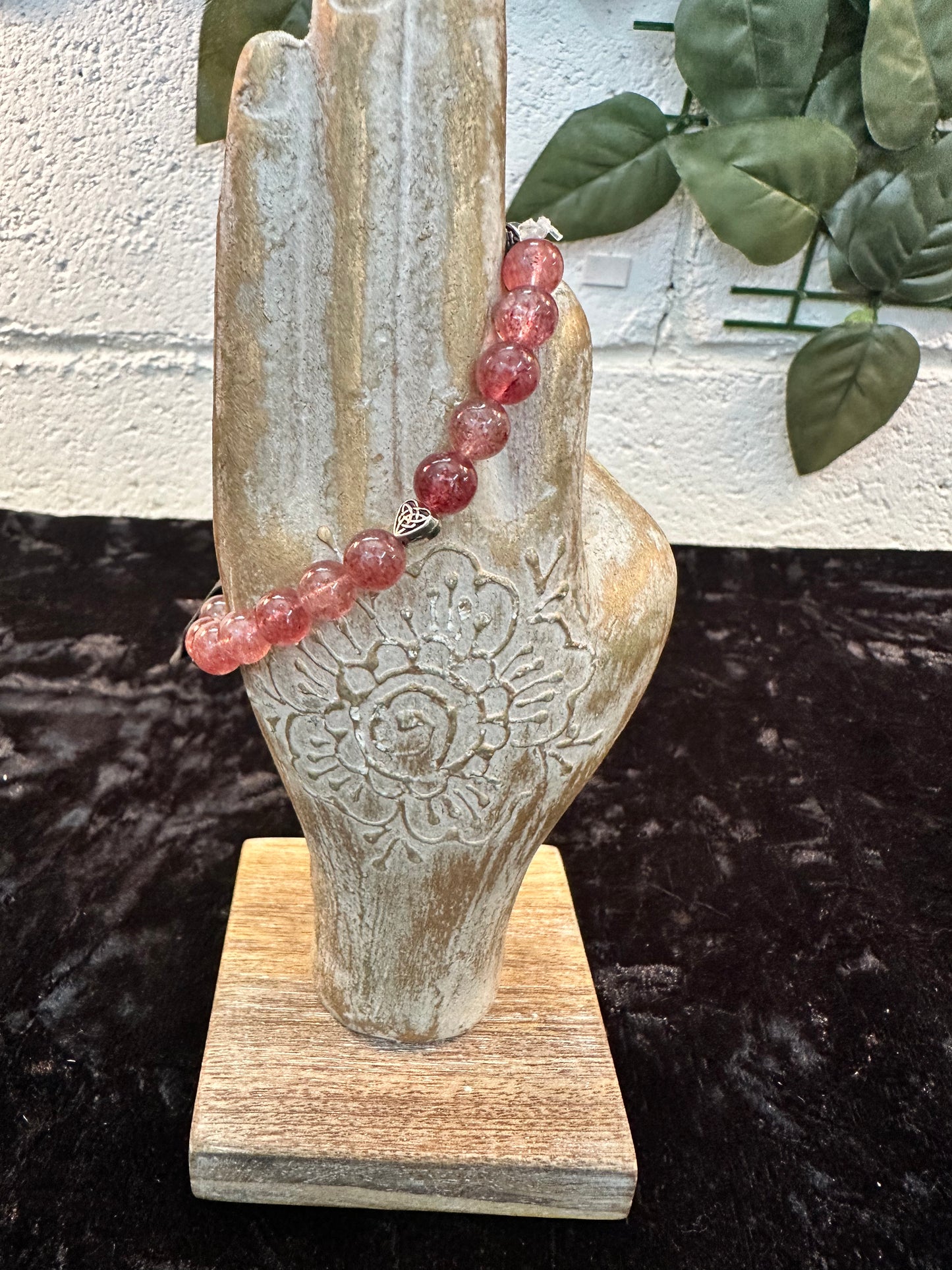 Strawberry Quartz Bracelet