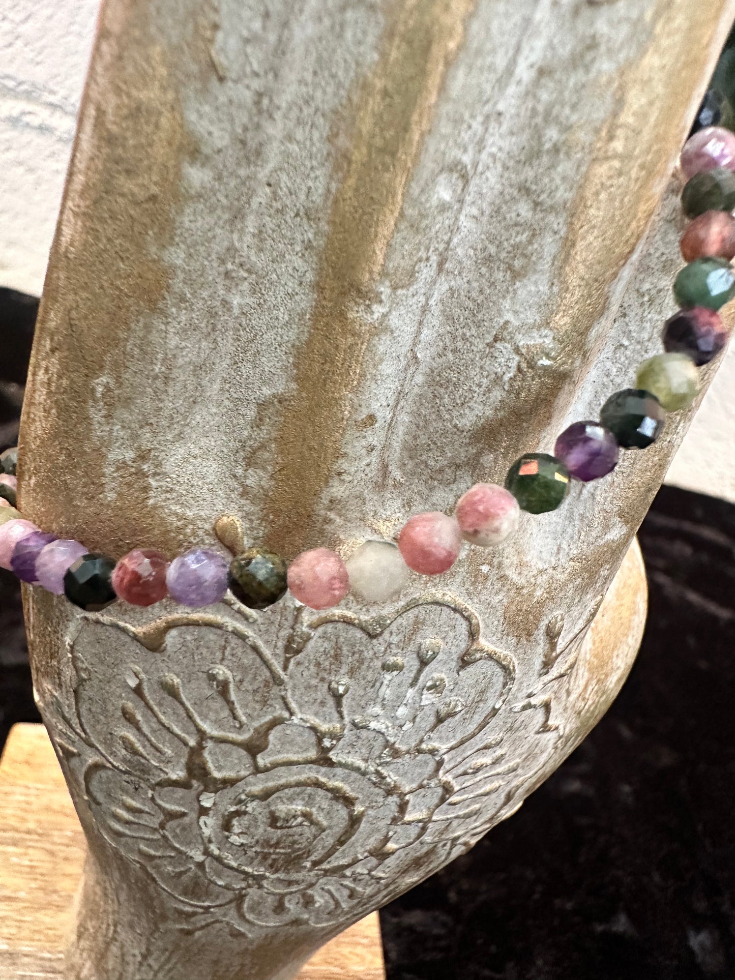 Watermelon Tourmaline Bracelet