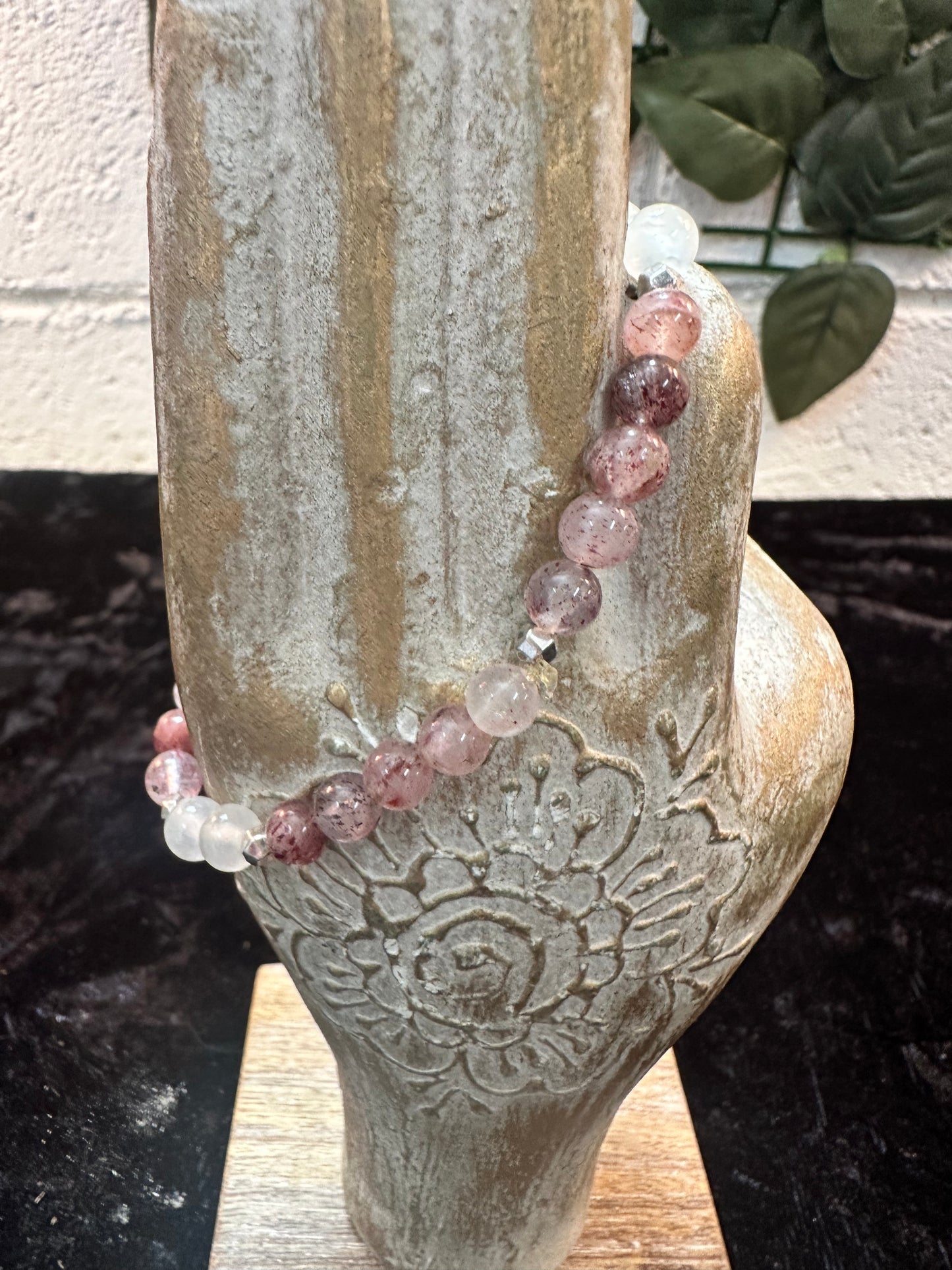 Strawberry Quartz Bracelet