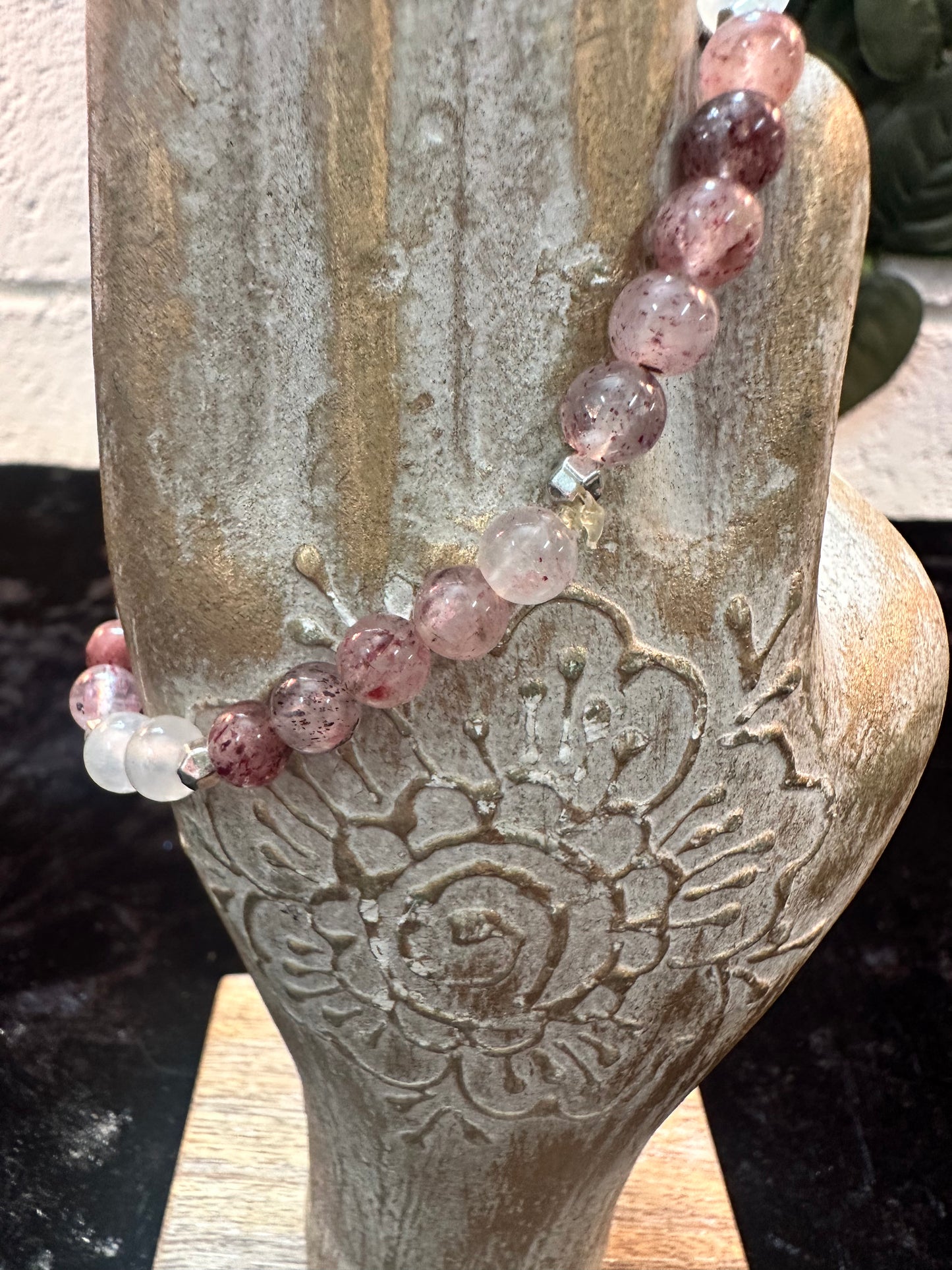 Strawberry Quartz Bracelet