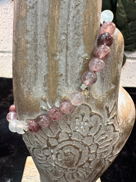 Strawberry Quartz Bracelet