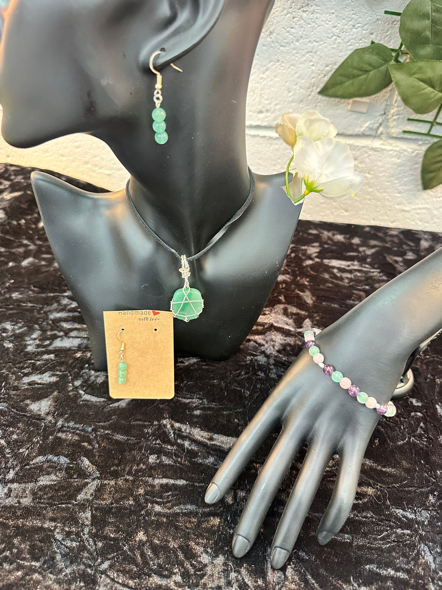 Green Aventurine Abundance Jewelry Set