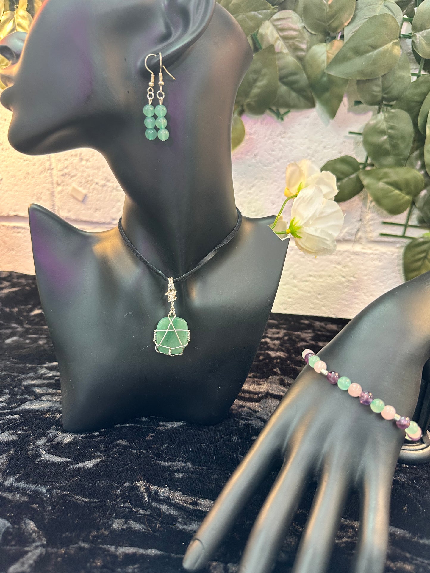 Green Aventurine Abundance Jewelry Set