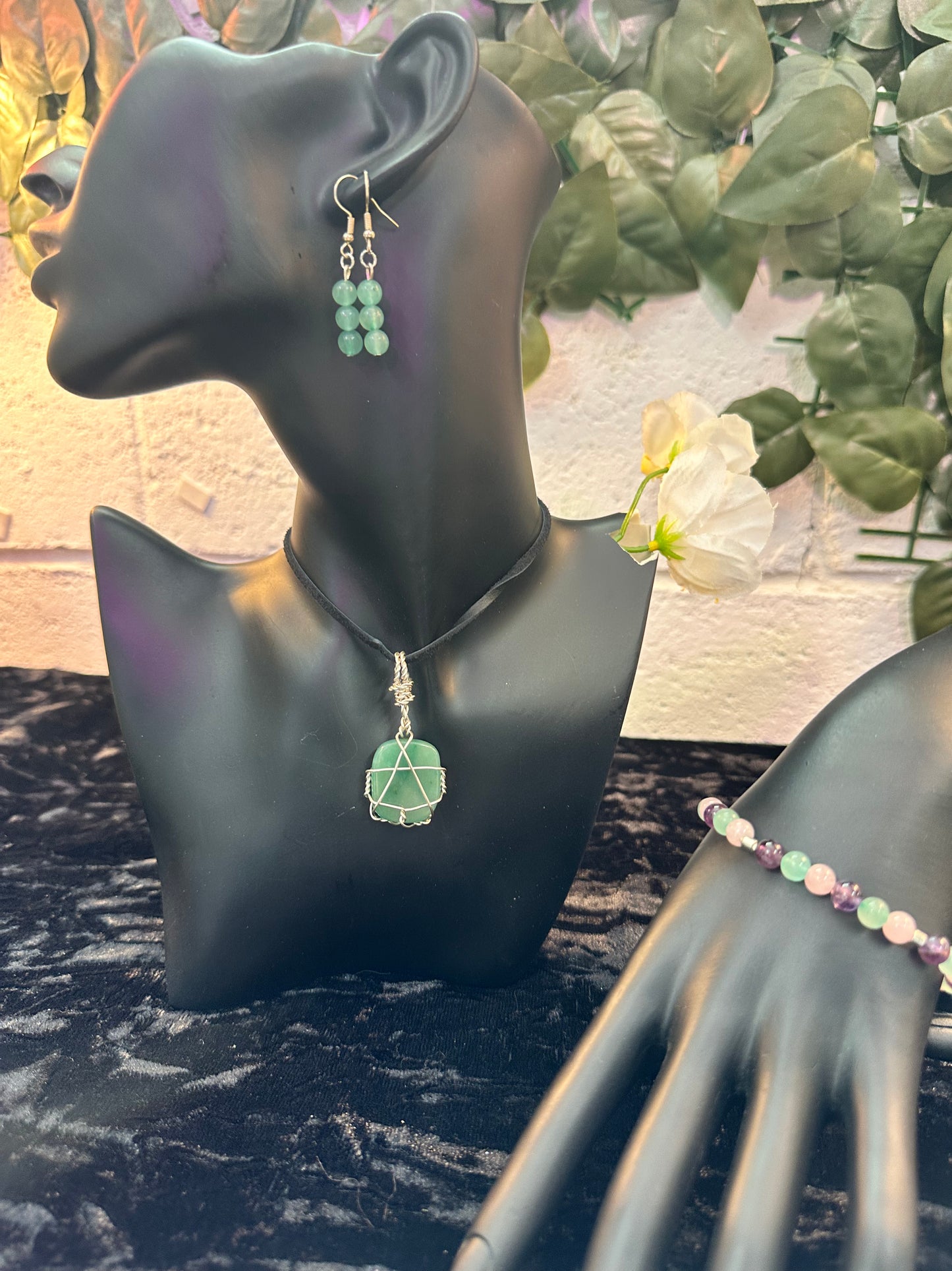 Green Aventurine Abundance Jewelry Set