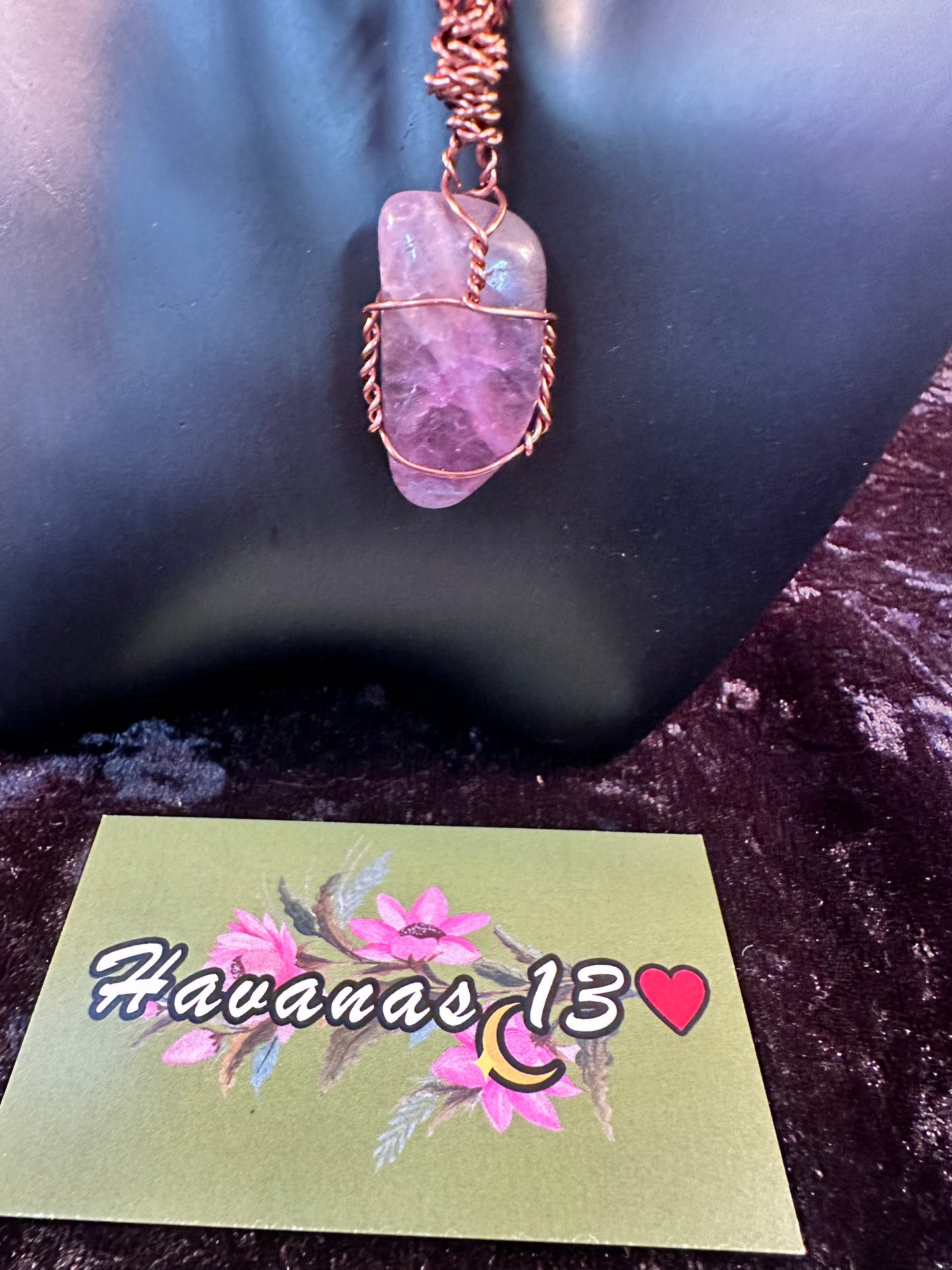 Flourite Pendant Copper