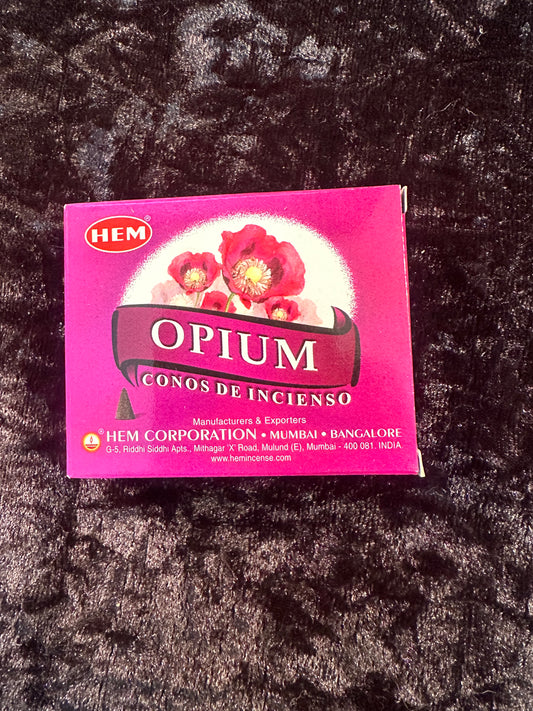 Opium Incense Cones