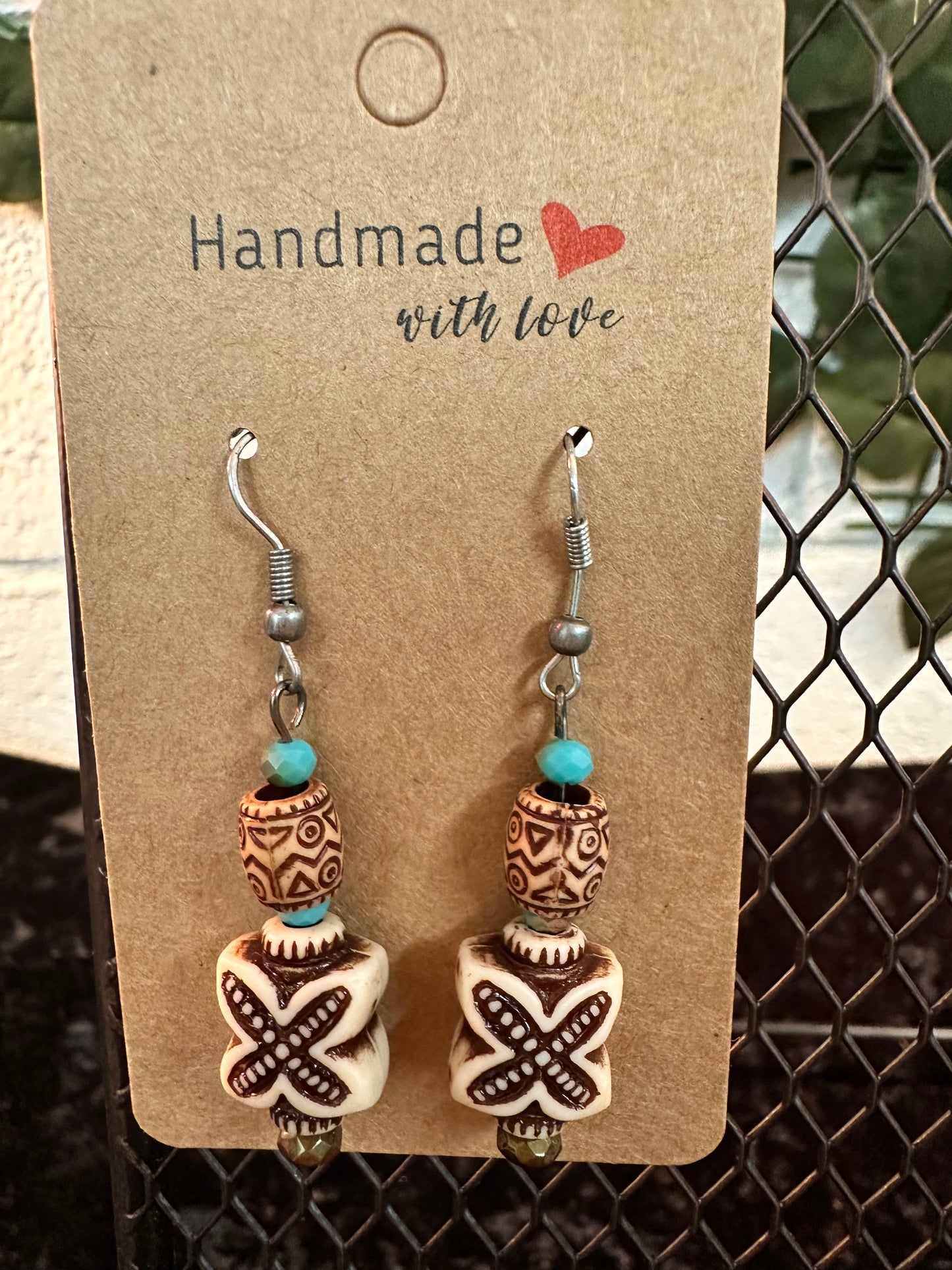 Island tribal summer vibes earrings 🏝️