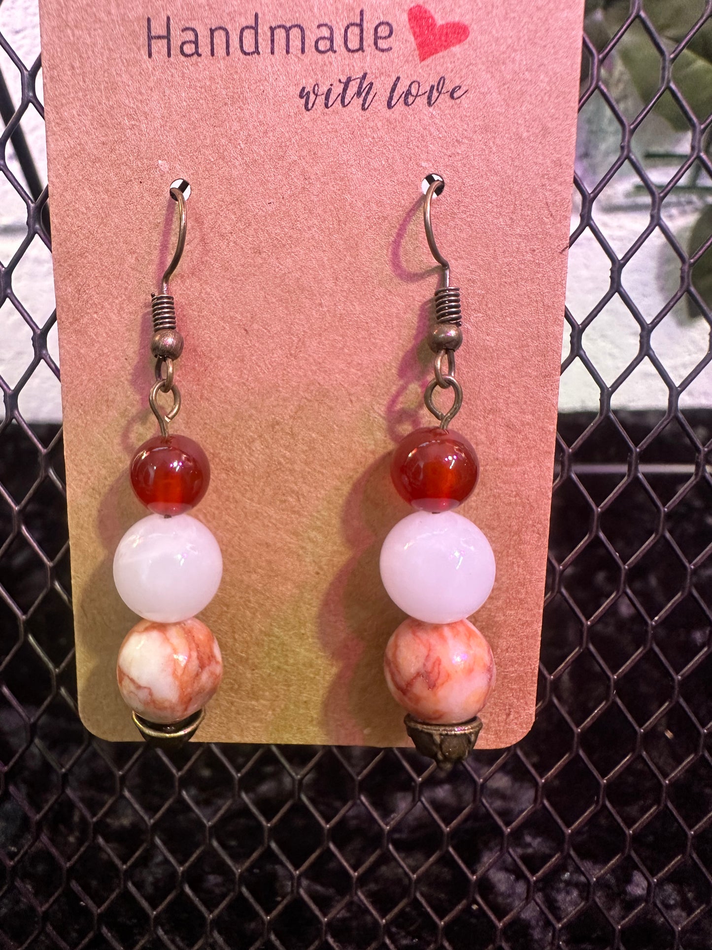 Island Vibes Peach Sunrise Earrings