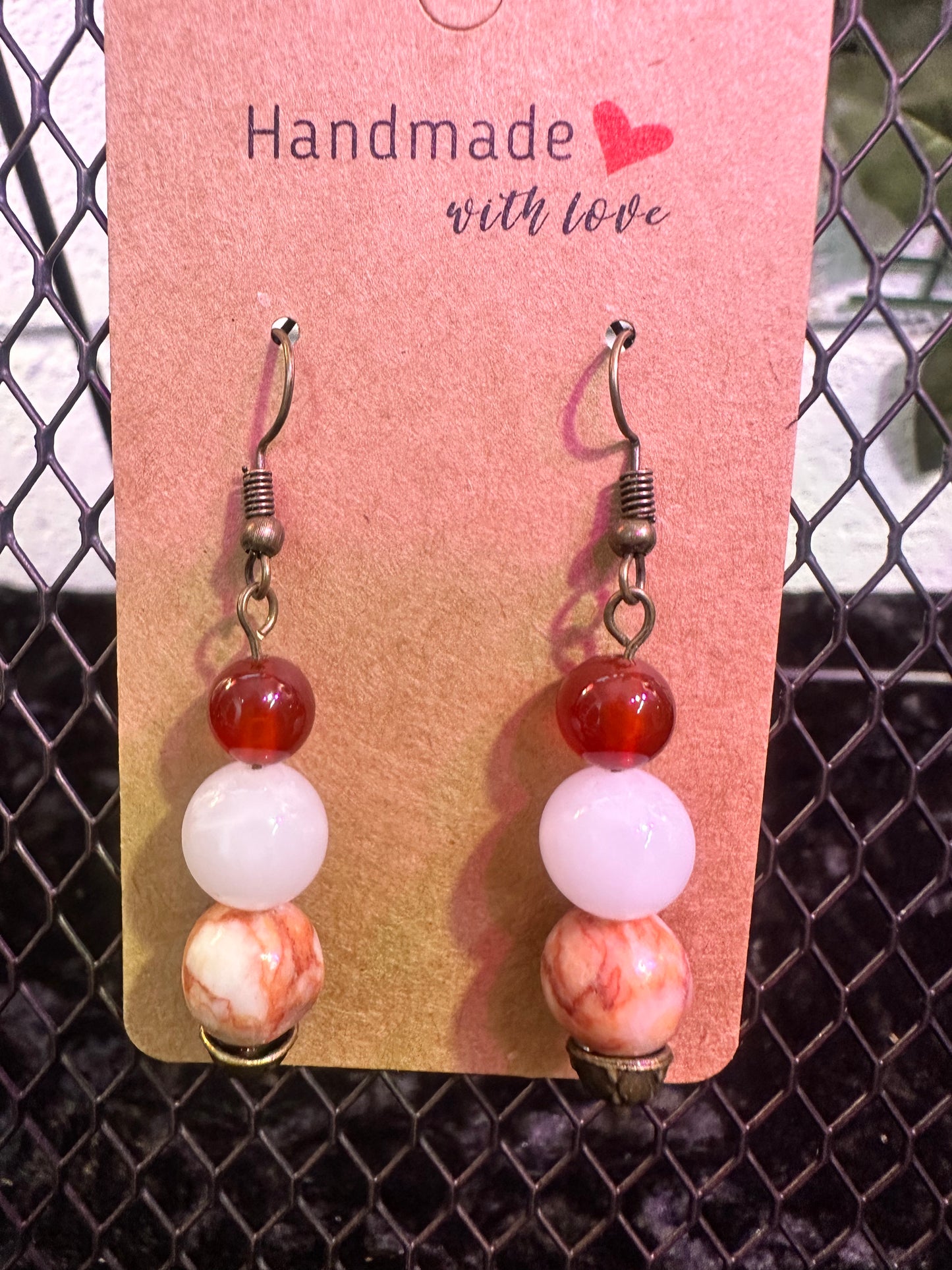 Island Vibes Peach Sunrise Earrings