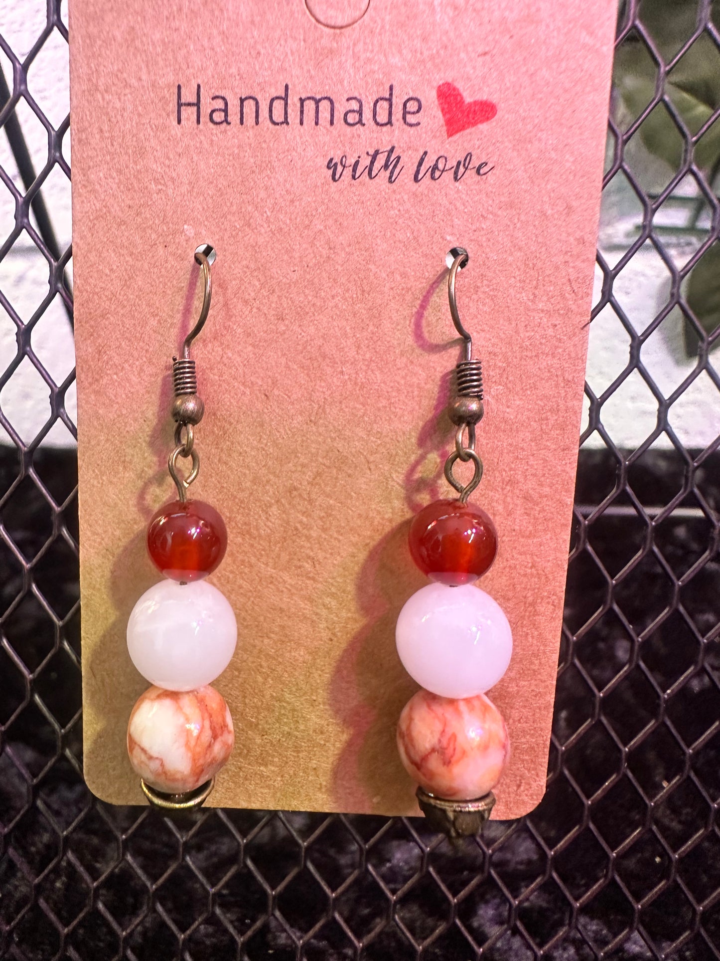 Island Vibes Peach Sunrise Earrings